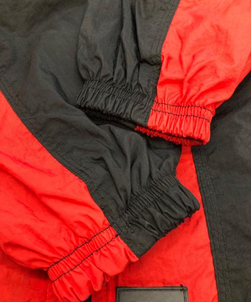 NIKE（ナイキ）NIKE (ナイキ) ジップナイロンジャケット レッド×ブラック サイズ:Lの古着・服飾アイテム