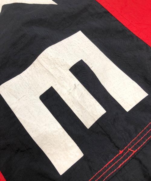 NIKE（ナイキ）NIKE (ナイキ) ジップナイロンジャケット レッド×ブラック サイズ:Lの古着・服飾アイテム