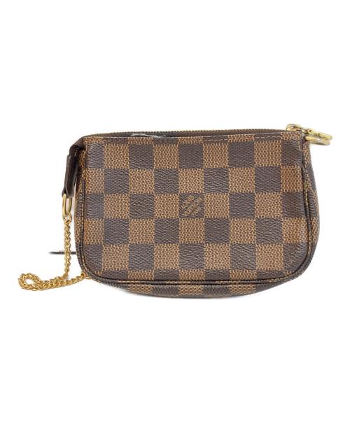 LOUIS VUITTON（ルイ ヴィトン）LOUIS VUITTON (ルイ ヴィトン) ミニ・ポシェット・アクセソワール T&B ブラウンの古着・服飾アイテム
