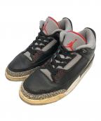 NIKEナイキ）の古着「Air Jordan 3 Retro OG」｜ブラック