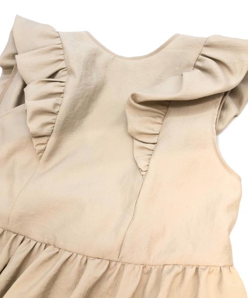 HLM（エイチエルエム）HLM (エイチエルエム) ノースリーブブラウス ベージュ サイズ:Freeの古着・服飾アイテム