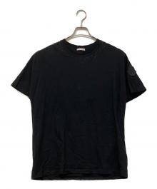 MONCLER（モンクレール）の古着「半袖Tシャツ」｜ブラック
