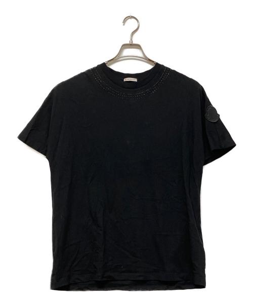 MONCLER（モンクレール）MONCLER (モンクレール) 半袖Tシャツ ブラック サイズ:SIZE Sの古着・服飾アイテム