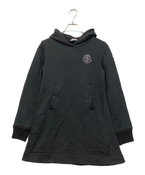 MONCLER（モンクレール）MONCLER (モンクレール) プルオーバーパーカー ブラック サイズ:12Aの古着・服飾アイテム
