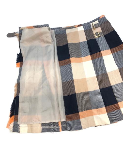 BLUE LABEL CRESTBRIDGE（ブルーレーベルクレストブリッジ）BLUE LABEL CRESTBRIDGE (ブルーレーベルクレストブリッジ) ミニスカート マルチカラー サイズ:SIZE 38の古着・服飾アイテム