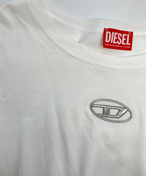 DIESEL（ディーゼル）DIESEL (ディーゼル) 半袖カットソー ホワイト サイズ:Freeの古着・服飾アイテム