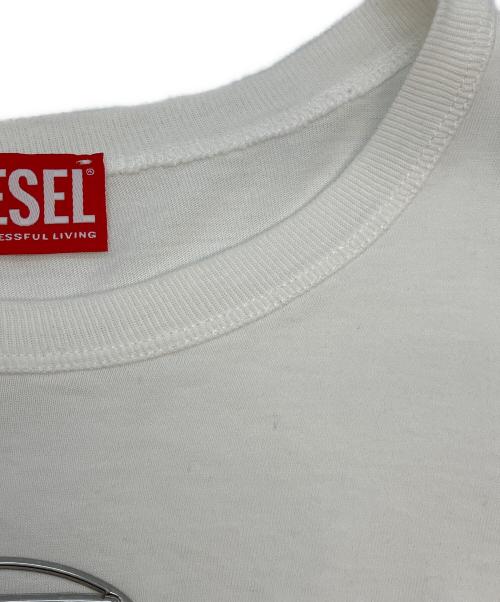 DIESEL（ディーゼル）DIESEL (ディーゼル) 半袖カットソー ホワイト サイズ:Freeの古着・服飾アイテム