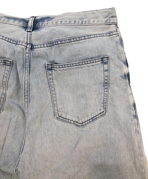 Whim Gazette（ウィムガゼット）Whim Gazette (ウィムガゼット) ドロストデニムパンツ スカイブルー サイズ:SIZE 34の古着・服飾アイテム