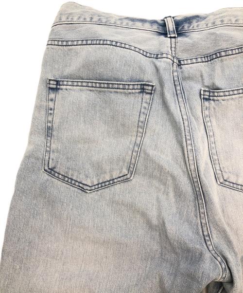 Whim Gazette（ウィムガゼット）Whim Gazette (ウィムガゼット) ドロストデニムパンツ スカイブルー サイズ:SIZE 34の古着・服飾アイテム