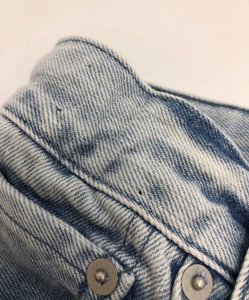 Whim Gazette（ウィムガゼット）Whim Gazette (ウィムガゼット) ドロストデニムパンツ スカイブルー サイズ:SIZE 34の古着・服飾アイテム
