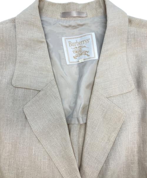 Burberry's（バーバリーズ）Burberry's (バーバリーズ) テーラードジャケット ベージュ サイズ:SIZE 13の古着・服飾アイテム