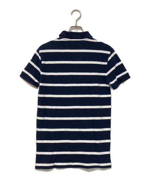 POLO RALPH LAUREN（ポロ・ラルフローレン）POLO RALPH LAUREN (ポロ・ラルフローレン) ポロシャツ ネイビー×ホワイト サイズ:XSの古着・服飾アイテム