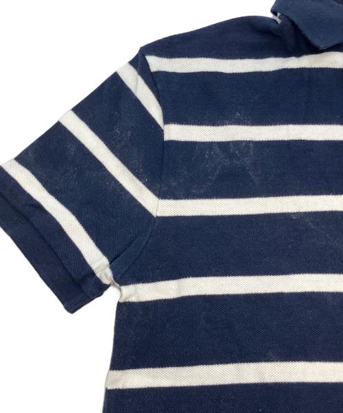 POLO RALPH LAUREN（ポロ・ラルフローレン）POLO RALPH LAUREN (ポロ・ラルフローレン) ポロシャツ ネイビー×ホワイト サイズ:XSの古着・服飾アイテム