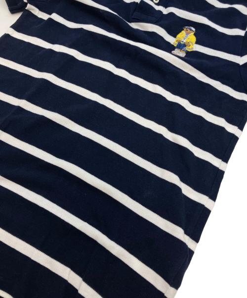 POLO RALPH LAUREN（ポロ・ラルフローレン）POLO RALPH LAUREN (ポロ・ラルフローレン) ポロシャツ ネイビー×ホワイト サイズ:XSの古着・服飾アイテム