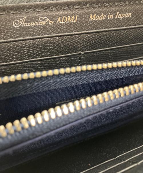 A.D.M.J.（エーディーエムジェイ）A.D.M.J. (エーディーエムジェイ) 長財布 ブラックの古着・服飾アイテム