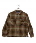 PENDLETONペンドルトン）の古着「ウールシャツ」｜ブラウン
