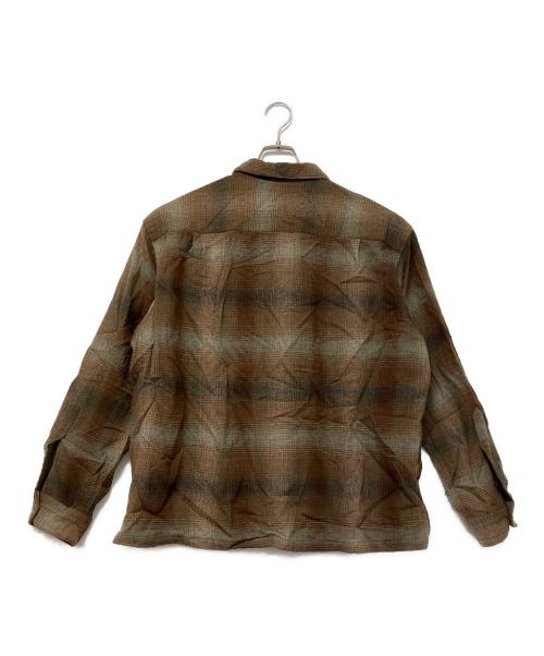 PENDLETON（ペンドルトン）PENDLETON (ペンドルトン) ウールシャツ ブラウン サイズ:Lの古着・服飾アイテム