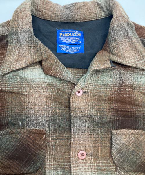 PENDLETON（ペンドルトン）PENDLETON (ペンドルトン) ウールシャツ ブラウン サイズ:Lの古着・服飾アイテム