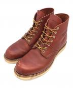 RED WINGレッドウィング）の古着「6インチプレーントゥブーツ」｜ブラウン