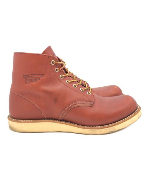 RED WING（レッドウィング）RED WING (レッドウィング) 6インチプレーントゥブーツ ブラウン サイズ:UK 10の古着・服飾アイテム