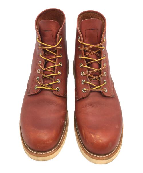 RED WING（レッドウィング）RED WING (レッドウィング) 6インチプレーントゥブーツ ブラウン サイズ:UK 10の古着・服飾アイテム