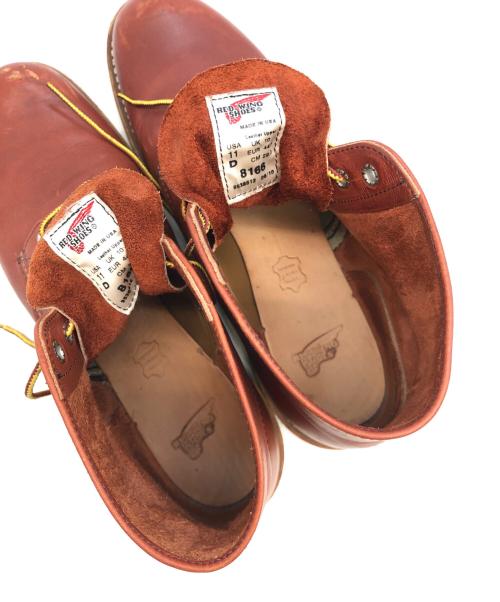 RED WING（レッドウィング）RED WING (レッドウィング) 6インチプレーントゥブーツ ブラウン サイズ:UK 10の古着・服飾アイテム
