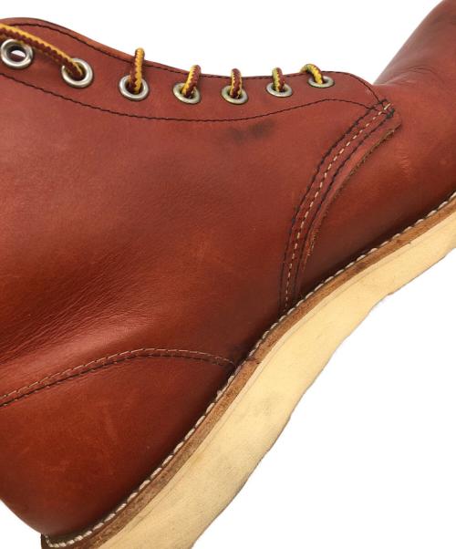 RED WING（レッドウィング）RED WING (レッドウィング) 6インチプレーントゥブーツ ブラウン サイズ:UK 10の古着・服飾アイテム