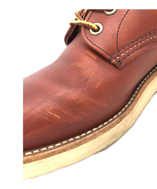 RED WING（レッドウィング）RED WING (レッドウィング) 6インチプレーントゥブーツ ブラウン サイズ:UK 10の古着・服飾アイテム