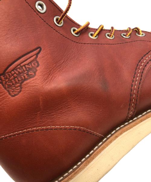 RED WING（レッドウィング）RED WING (レッドウィング) 6インチプレーントゥブーツ ブラウン サイズ:UK 10の古着・服飾アイテム