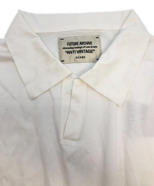 BEAMS（ビームス）BEAMS (ビームス) ポロシャツ ホワイト サイズ:SIZE Mの古着・服飾アイテム
