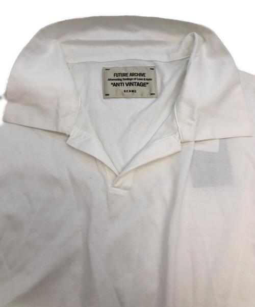 BEAMS（ビームス）BEAMS (ビームス) ポロシャツ ホワイト サイズ:SIZE Mの古着・服飾アイテム