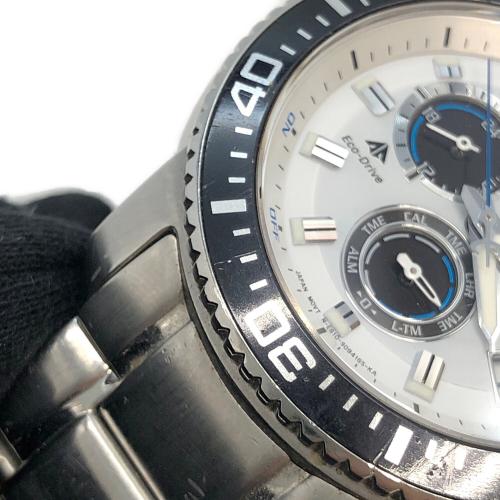 CITIZEN（シチズン）CITIZEN (シチズン) リストウォッチ E610-S062977　電波ソーラー ホワイトの古着・服飾アイテム