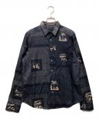PAUL SMITHポールスミス）の古着「長袖シャツ」｜ネイビー