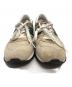 中古・古着 NEW BALANCE (ニューバランス) ローカットスニーカー ベージュ×グリーン サイズ:28.5：14000円