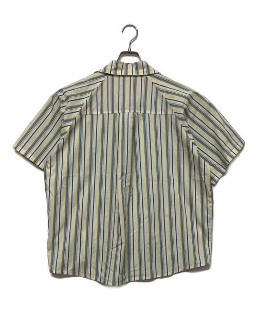 BBALLSY（ボールジィ）BBALLSY (ボールジィ) 半袖シャツ イエロー×ブルー サイズ:SIZE Mの古着・服飾アイテム