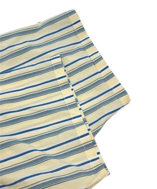 BBALLSY（ボールジィ）BBALLSY (ボールジィ) 半袖シャツ イエロー×ブルー サイズ:SIZE Mの古着・服飾アイテム