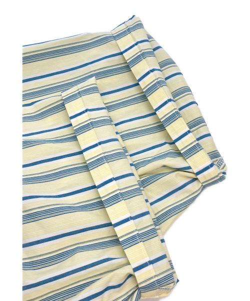 BBALLSY（ボールジィ）BBALLSY (ボールジィ) 半袖シャツ イエロー×ブルー サイズ:SIZE Mの古着・服飾アイテム