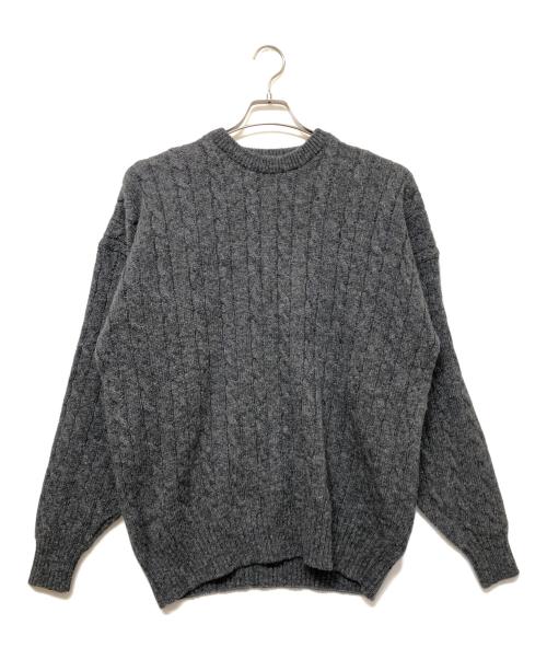 Burberry's（バーバリーズ）Burberry's (バーバリーズ) 厚手ニット グレー サイズ:SIZE Mの古着・服飾アイテム
