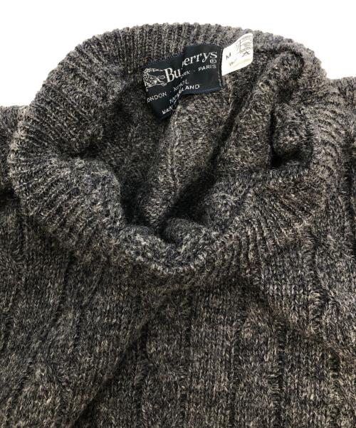 Burberry's（バーバリーズ）Burberry's (バーバリーズ) 厚手ニット グレー サイズ:SIZE Mの古着・服飾アイテム