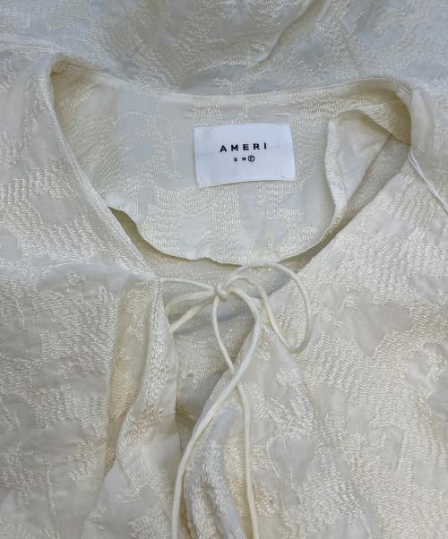 Ameri（アメリ）AMERI (アメリ) 長袖ブラウス ベージュ サイズ:Freeの古着・服飾アイテム