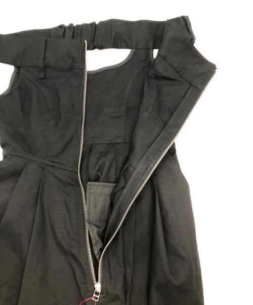 MAISON SPECIAL（メゾンスペシャル）MAISON SPECIAL (メゾンスペシャル) オーバーオール ブラック サイズ:SIZE 36の古着・服飾アイテム