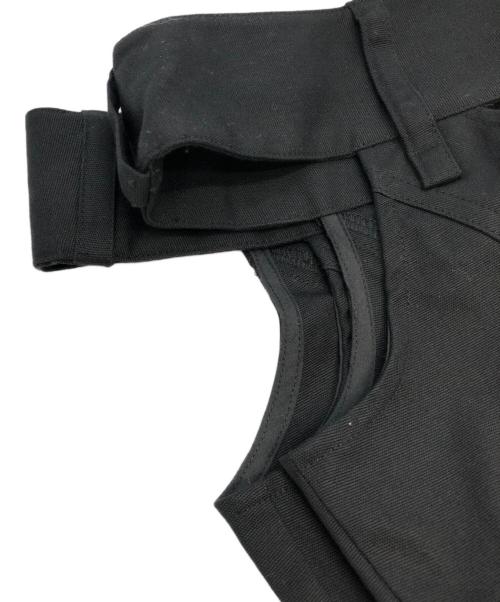 MAISON SPECIAL（メゾンスペシャル）MAISON SPECIAL (メゾンスペシャル) オーバーオール ブラック サイズ:SIZE 36の古着・服飾アイテム