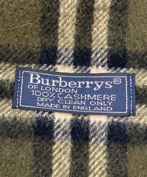 Burberry's（バーバリーズ）Burberry's (バーバリーズ) マフラー グリーンの古着・服飾アイテム