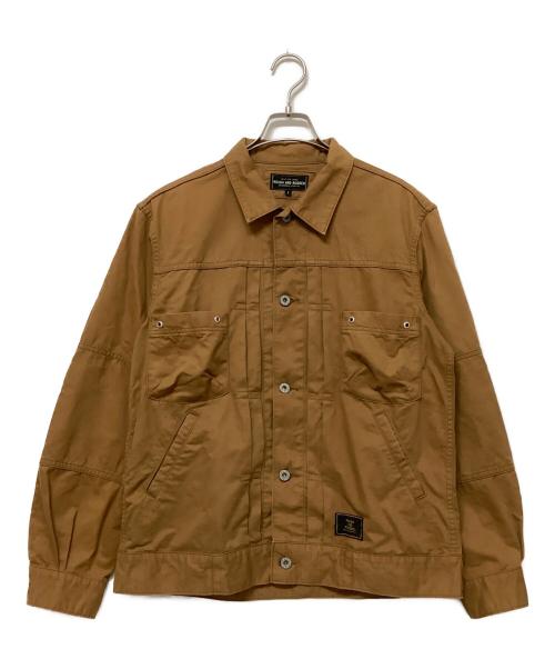 ROUGH AND RUGGED（ラフアンドラゲッド）ROUGH AND RUGGED (ラフアンドラゲッド) ワークジャケット ブラウン サイズ:1の古着・服飾アイテム