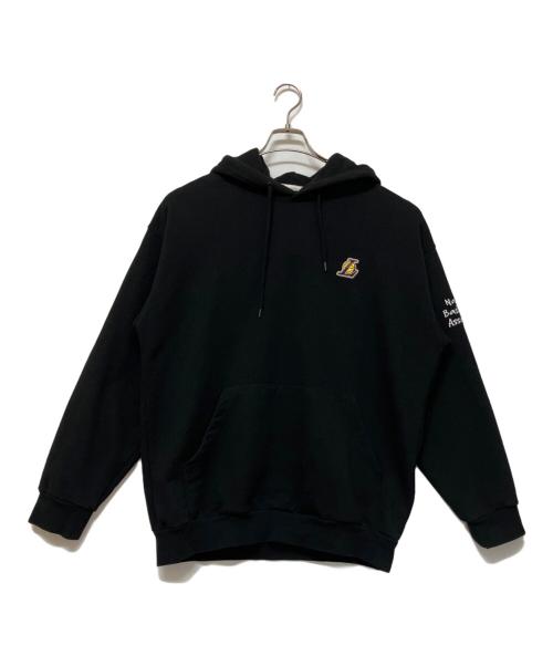 NBA（エヌビーエー）NBA (エヌビーエー) プルオーバーパーカー ブラック サイズ:SIZE Mの古着・服飾アイテム
