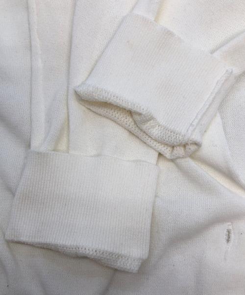 LACOSTE（ラコステ）LACOSTE (ラコステ) 薄手カーディガン ホワイト サイズ:SIZE 34の古着・服飾アイテム