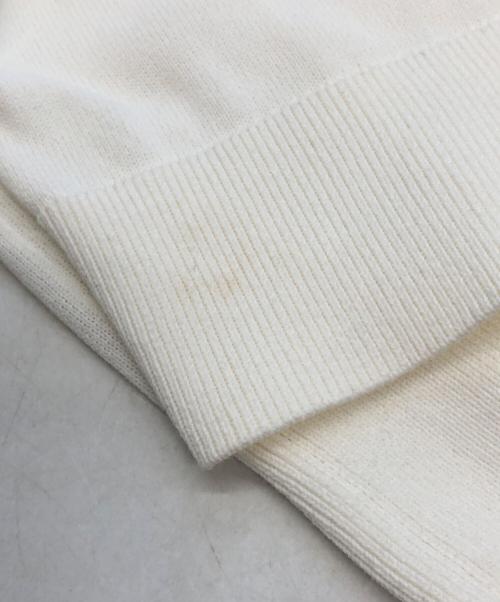 LACOSTE（ラコステ）LACOSTE (ラコステ) 薄手カーディガン ホワイト サイズ:SIZE 34の古着・服飾アイテム
