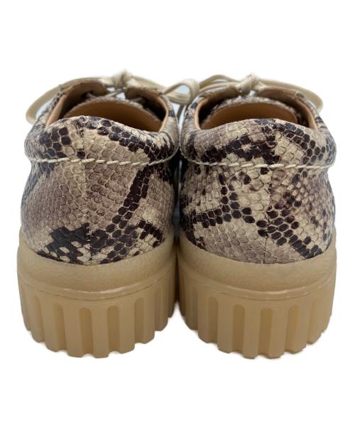 CLARKS（クラークス）CLARKS (クラークス) メイヒルウォーク ブラウン×ベージュ サイズ:24の古着・服飾アイテム