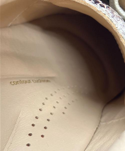 CLARKS（クラークス）CLARKS (クラークス) メイヒルウォーク ブラウン×ベージュ サイズ:24の古着・服飾アイテム