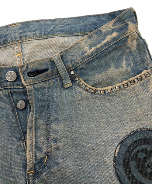 Hysteric Glamour（ヒステリックグラマー）Hysteric Glamour (ヒステリックグラマー) デニムパンツ インディゴ サイズ:SIZE Sの古着・服飾アイテム
